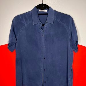 Everlane Clean Silk Short Sleeve Square Shirt 👕